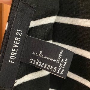 Forever 21, US Sm, b&w dress, low back